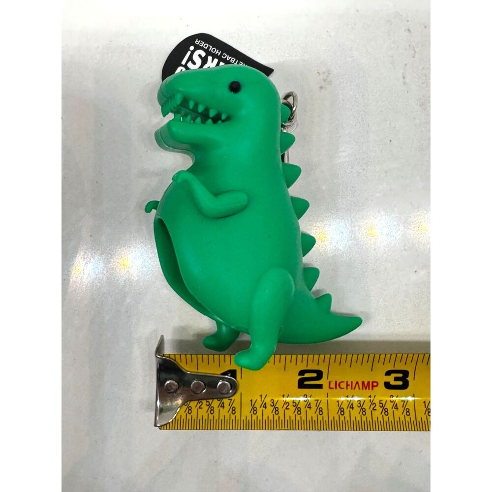 Bath & Body Works PocketBac Silicone Green Dinosaur Sanitizer Cover *NO ROAR* - Picture 7 of 7